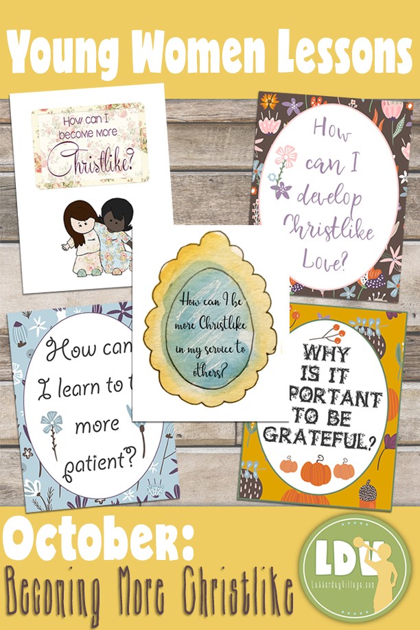 October Young Women Lesson Packets